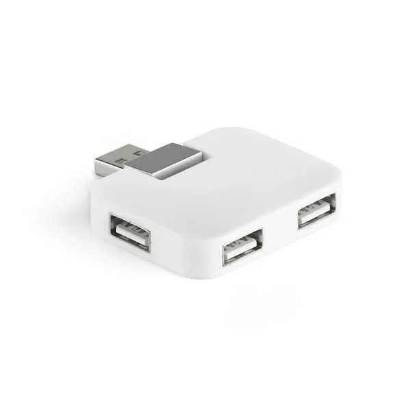 Hi!dea USB hub, 4 porturi, alb