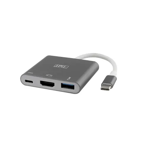 Adapter TNB, triplu, USB C, USB A, HDMI, 3 porturi Ethernet