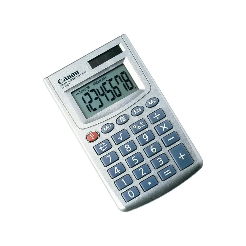 Calculator Canon LS-270H, portabil, 8 cifre, gri