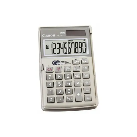 Calculator Canon LS10TEGDBL, portabil, 10 cifre, gri