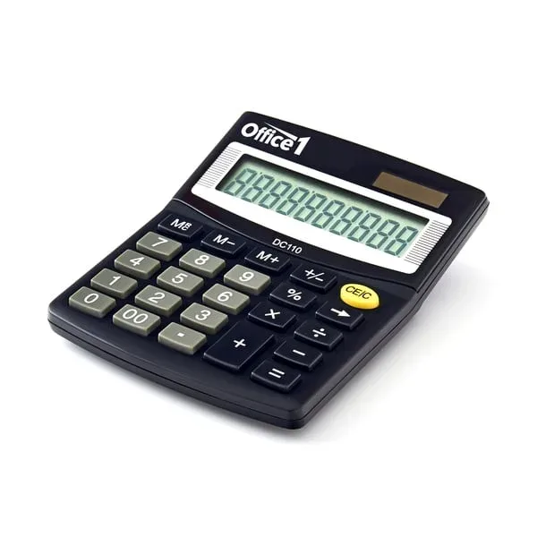 Calculator de birou Office 1 DC110, 10 cifre, negru