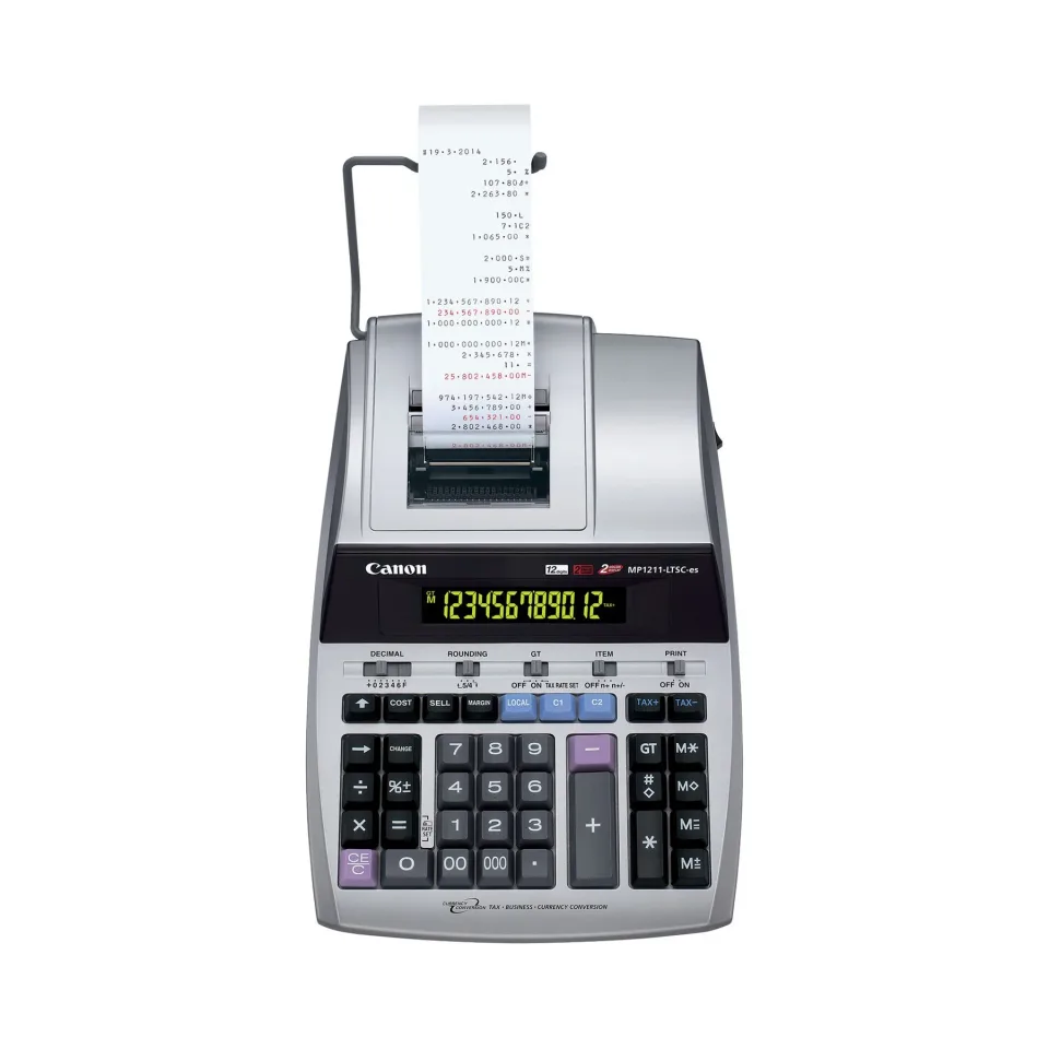 Calculator de birou Canon MP1211, cu bandă, LTSC Office Printing