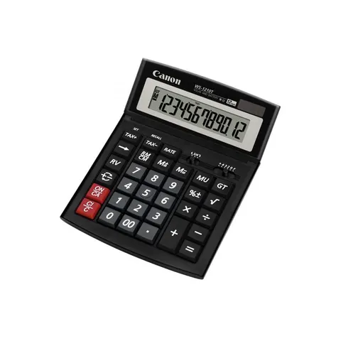 Calculator de birou Canon WS-1210T, 12 cifre, negru
