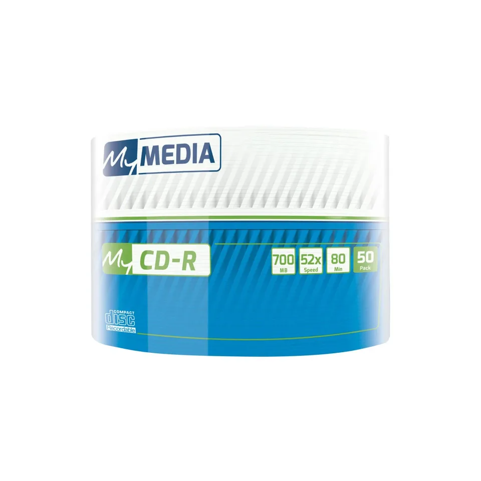 CD-R My Media, 700 MB, 52x, 50 bucăți, foliind