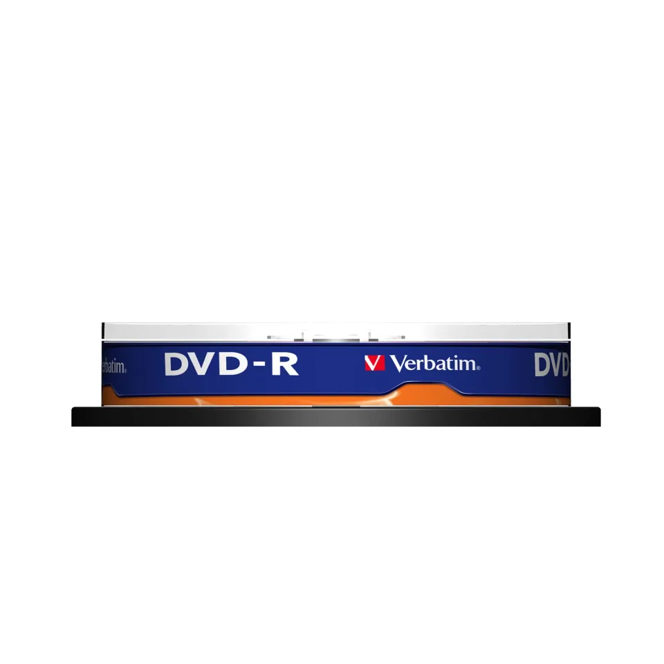 DVD-R Verbatim, 4.7 GB, 16x, strat AZO, 10 buc. pe ax