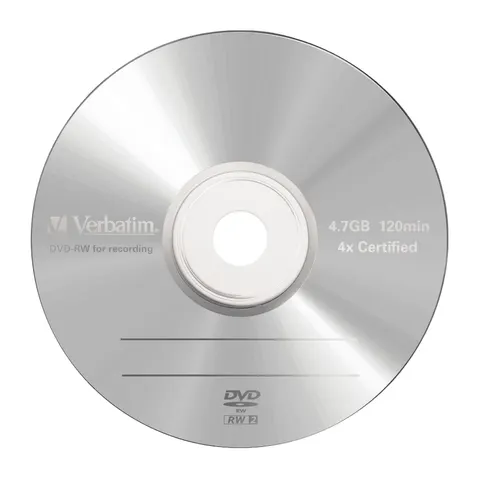 DVD-R VerbatimW, rescrisibil, 4.7 GB, 4x, în cutie