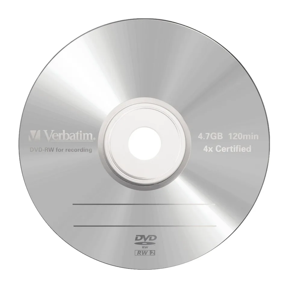 DVD-R VerbatimW, rescrisibil, 4.7 GB, 4x, în cutie