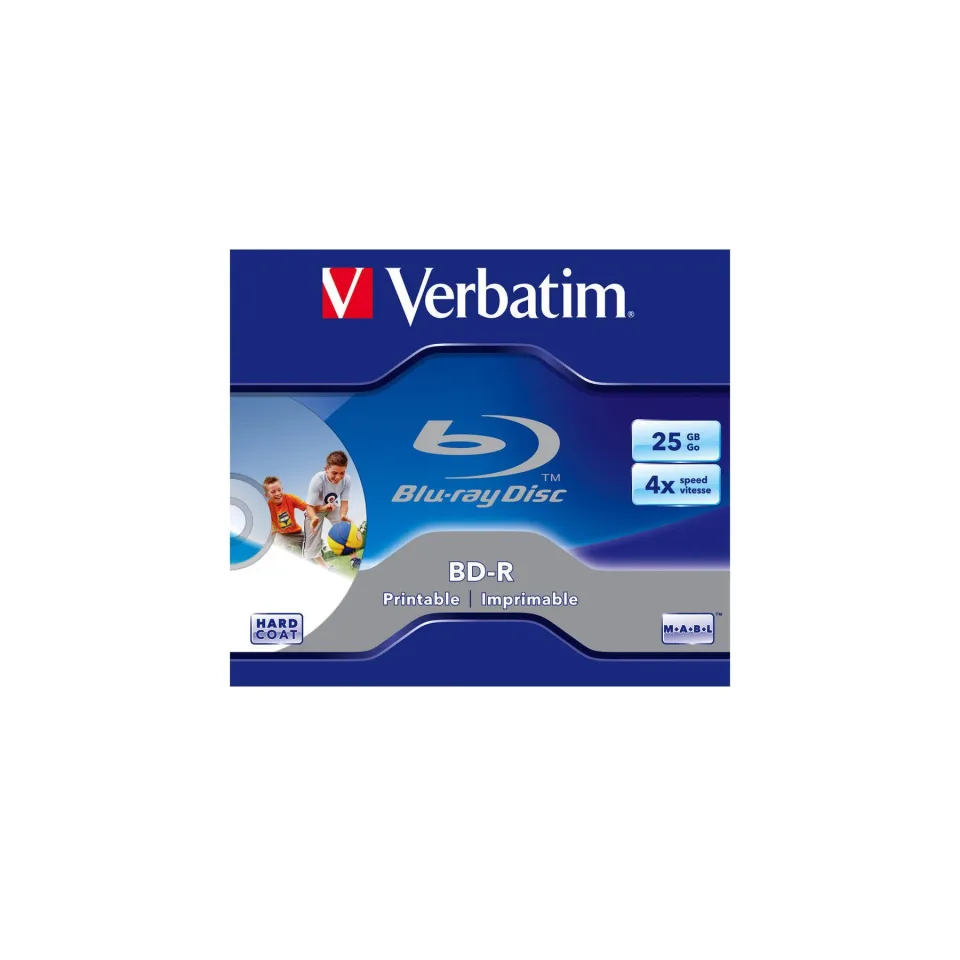 BD-R Verbatim, 25 GB, 4x