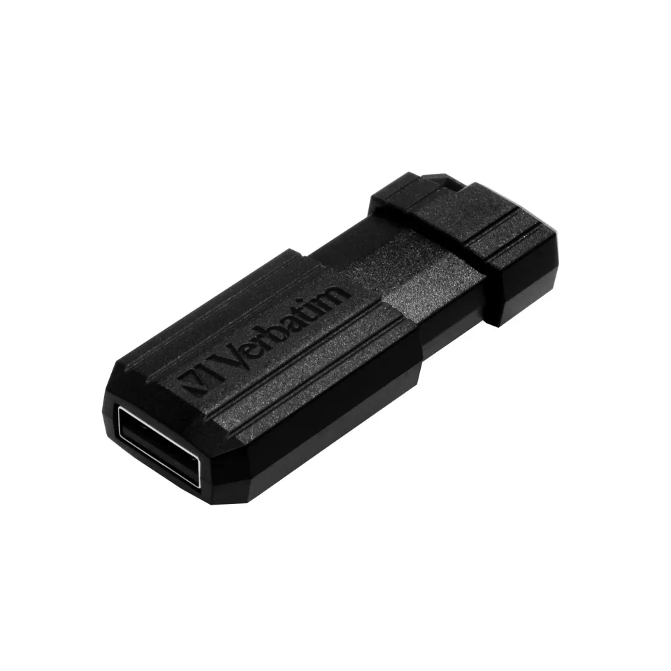 Memorie flash USB Verbatim Pinstripe, USB 2.0, 32 GB, negru