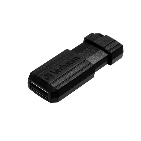 Memorie flash USB Verbatim Pinstripe, USB 2.0, 16 GB, negru