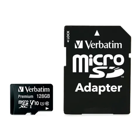 Card de memorie Verbatim micro SDXC, 128 GB, cu adaptor