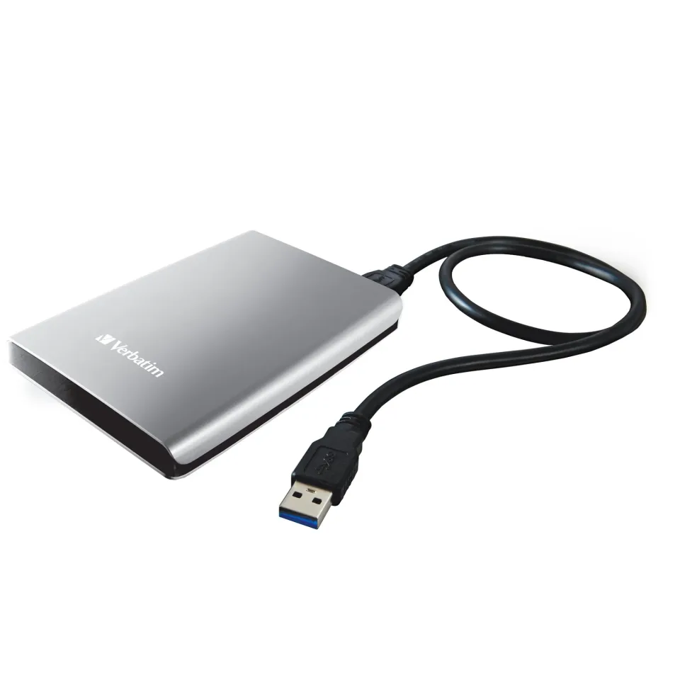 HDD extern Verbatim, 2.5'', USB 3.0, 1 TB, argintiu