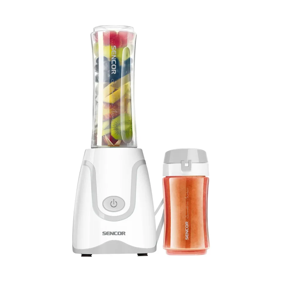 Shaker Sencor Smoothie, 500 W, 0.6 L, alb, 220V