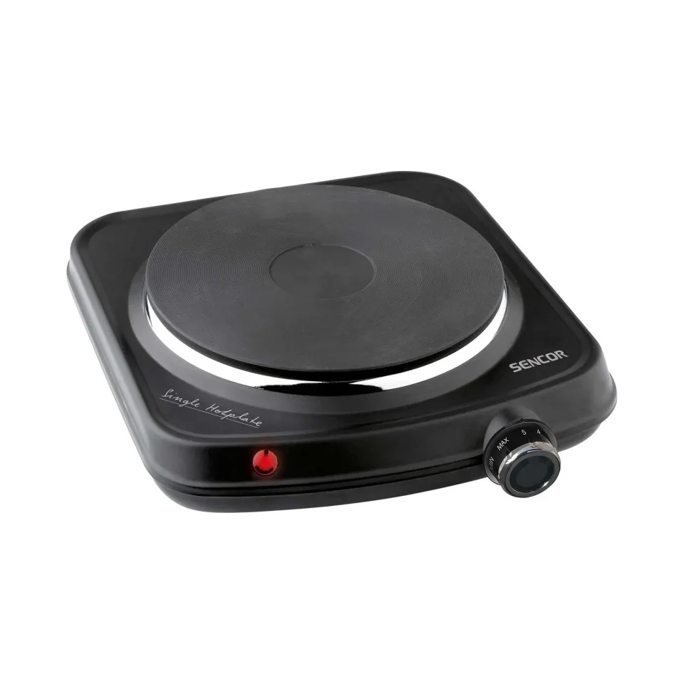 Plită electrică Sencor SCP 1504BK-EUE4, simplă