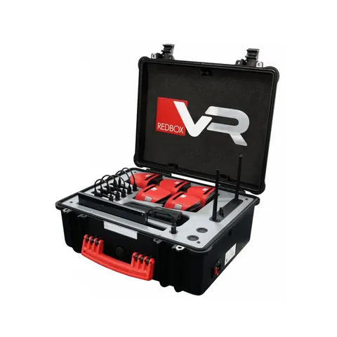 Ochelari pentru realitate virtuală RedboxVR, cu router, set de 5