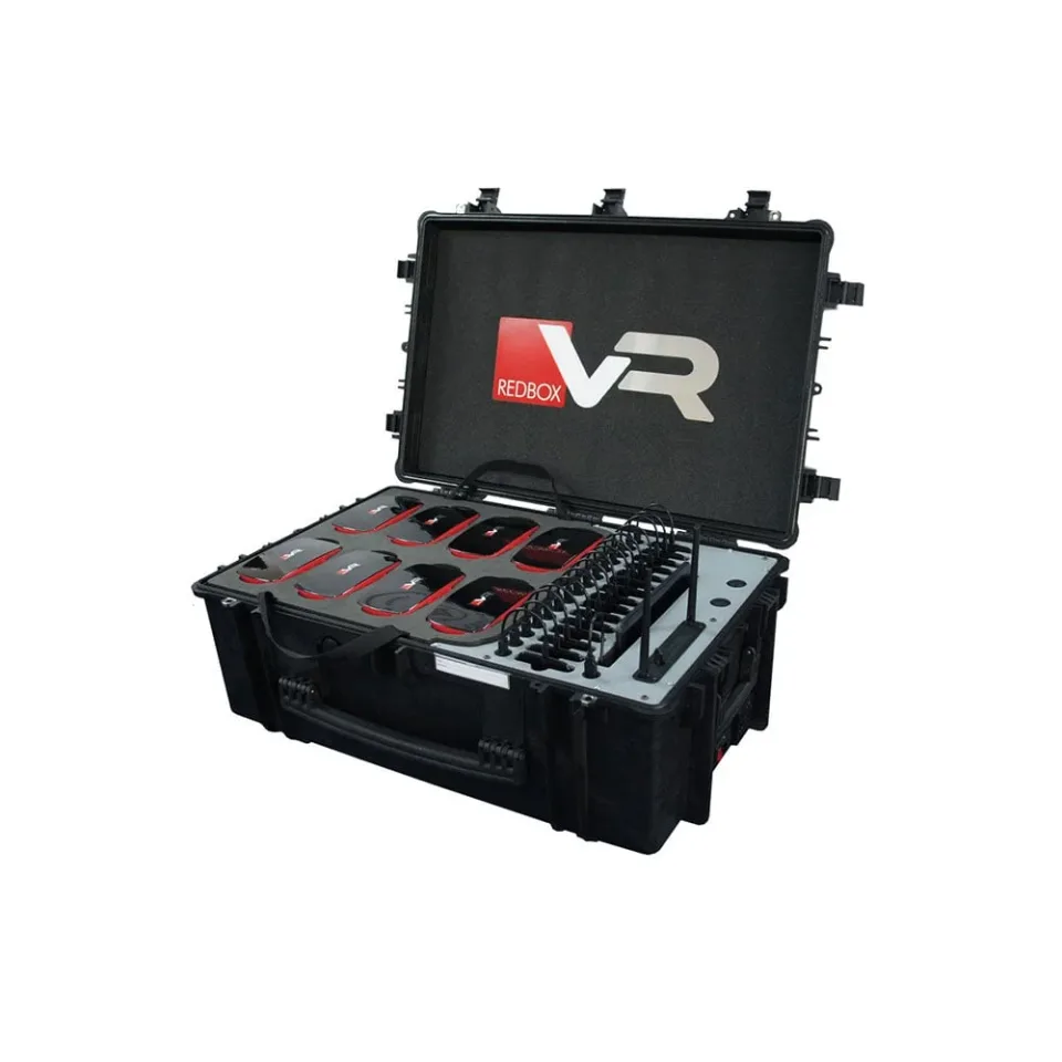 Ochelari pentru realitate virtuală RedboxVR, cu router, 15 bucăți