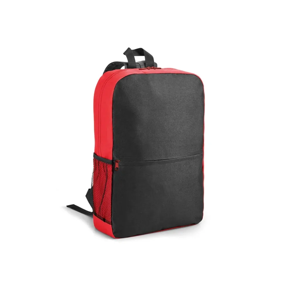 Rucsac Laptop Hi!dea Brussels, roșu-negru
