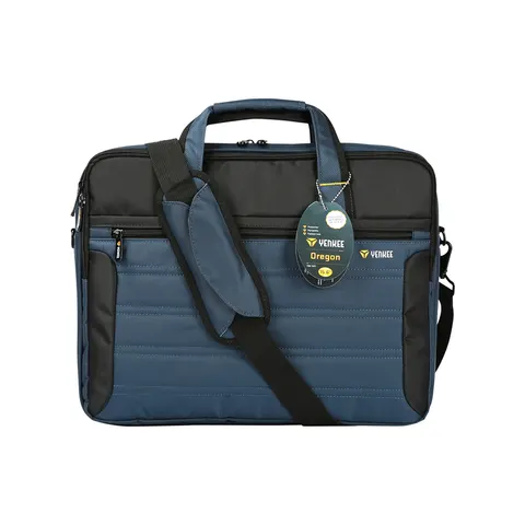 Geantă pentru laptop Yenkee 1531 Oregon, 15.6'', negru-albastru