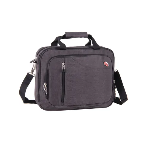 Geantă pentru laptop Pulse Casual Cationic, 15.6'', gri închis