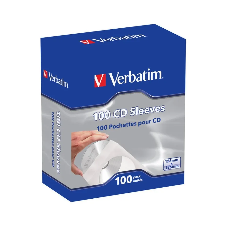 Plic pentru CD Verbatim, 100 bucăți