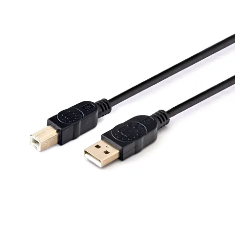 Cablu Manhattan, USB 2.0 A tată/USB 2.0 B tată, 1.8 m, USB Type A, USB Type B