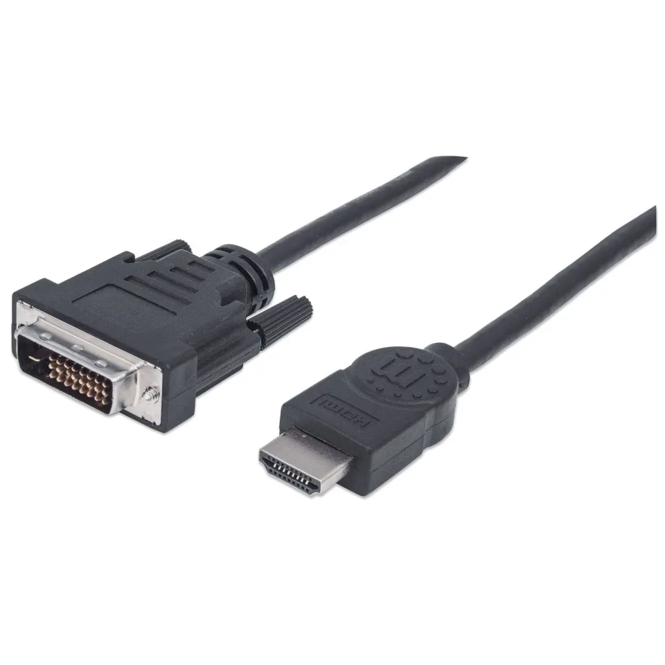 Adaptor Manhattan HDMI tată la DVI-D 24+1 tată, 1.8 m