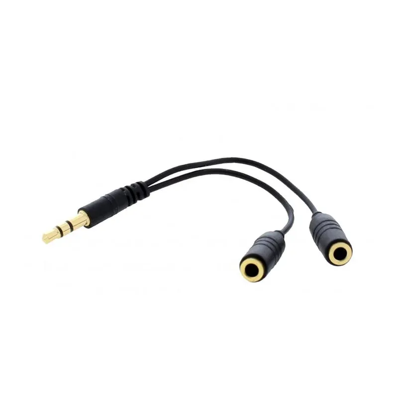 Conector TNB, 3.5 mm tată/2 x 3.5 mm mamă