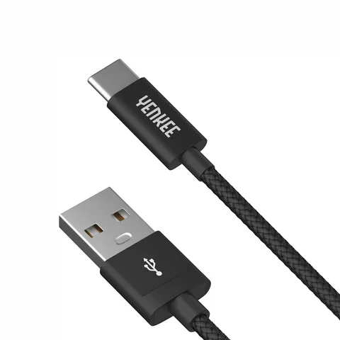 Cablu Yenkee 302 BK, USB-A Male la USB-C Male, 2 m, USB Type-A, USB Type-C, negru