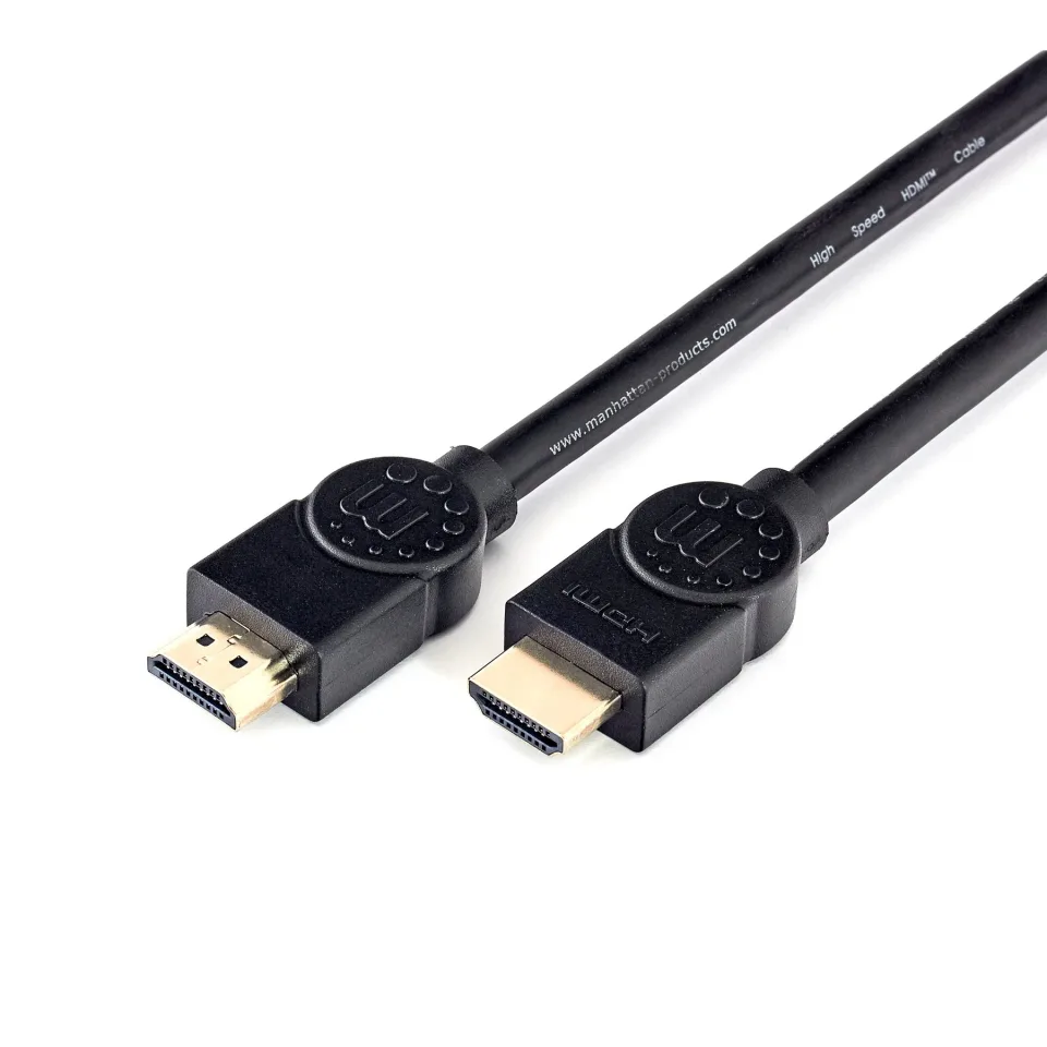 Cablu Manhattan, HDMI Male/HDMI Male, cu Ethernet, 2 m, Micro HDMI