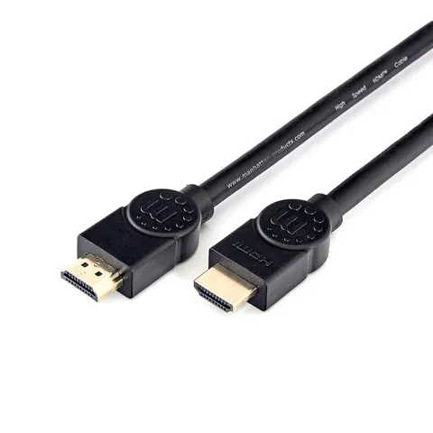 Cablu Manhattan, HDMI Male/HDMI Male, cu Ethernet, 2 m, Micro HDMI