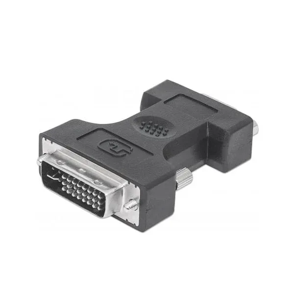 Adaptor Manhattan, DVI-I-Male/VGA-Female