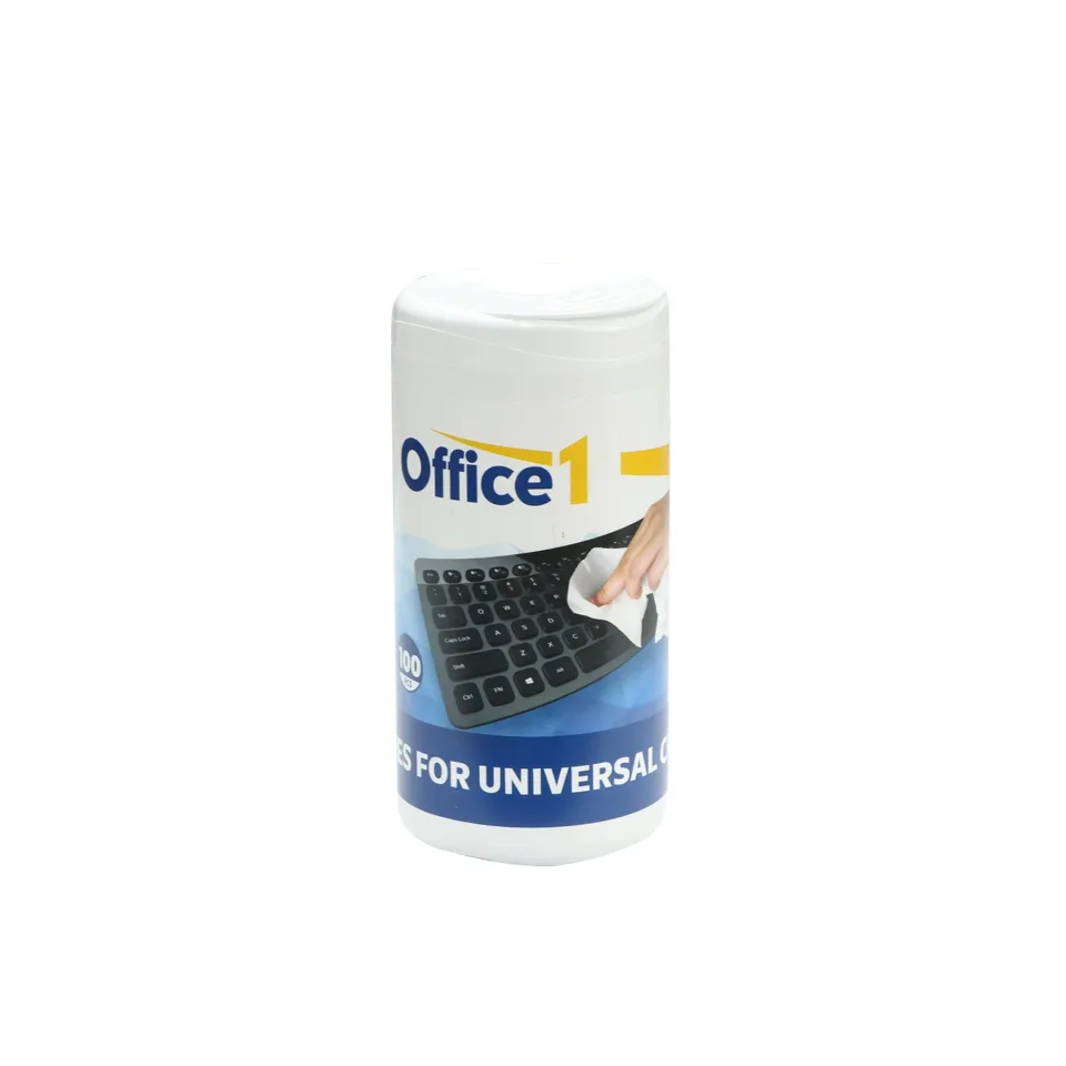 Șervețele pentru curățare Office 1, universale, 100 bucăți