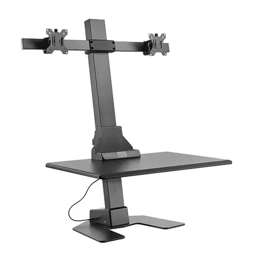 Suport pentru 2 monitoare Lumi DWS10-T02, 13'' - 32'', greutate maximă 8 kg, negru