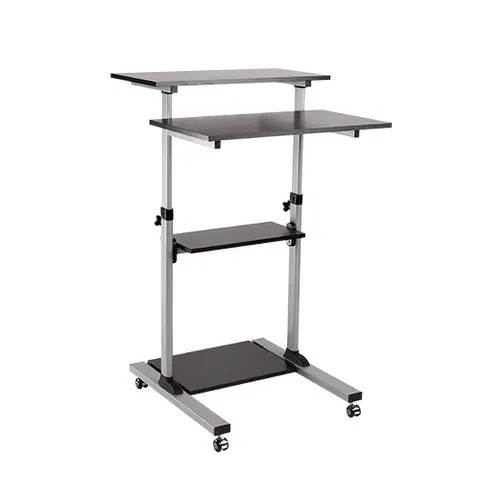 Masa de lucru pentru computer și monitor Lumi WST-01, pe roți, greutate maximă 60 kg