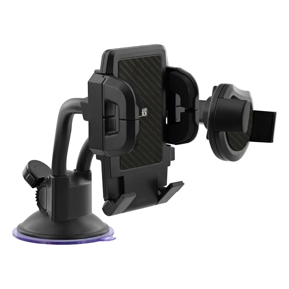 TNB Suport Telefon Rotativ Dublu 360 Grade 7'' Negru