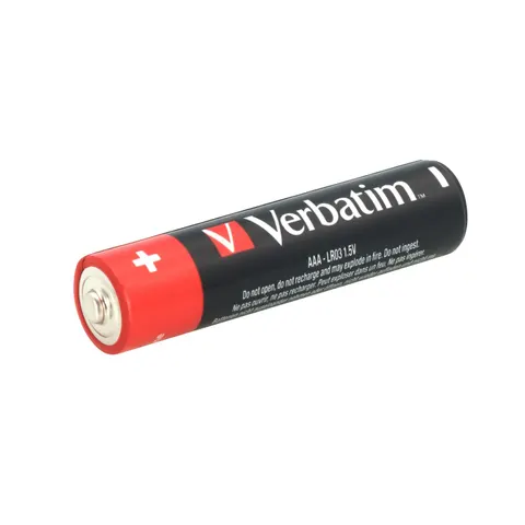 Baterie alcalină Verbatim, AAA, LR03, 1.5 V, 4 bucăți