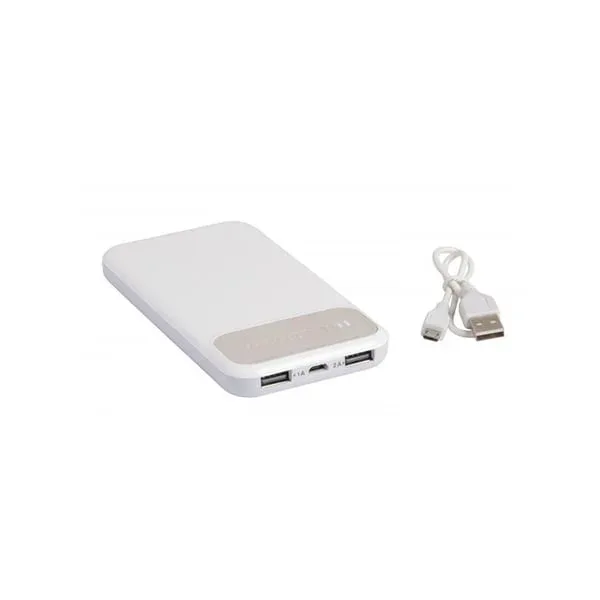 TOPS Power Bank Silicon Valley, 10.000 mAh, gri-alb