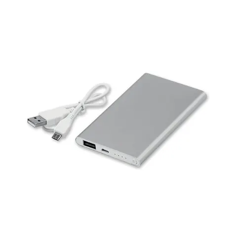 Baterie externă Mobile Flatfour, 4000 mAh, gri