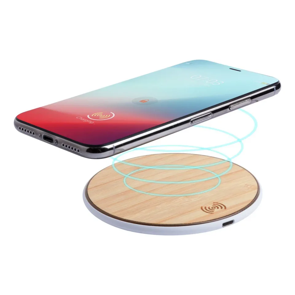 Încărcător wireless Cool Nembar, bambus