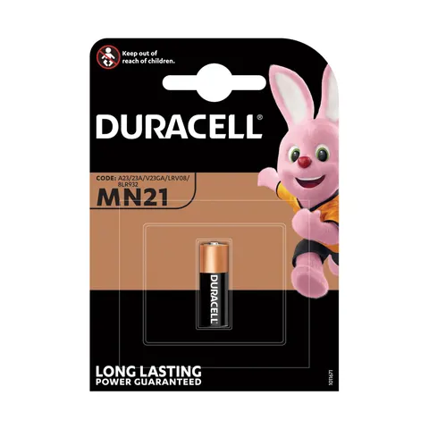 Baterie alcalină Duracell, A23, MN21, LRV08, 12 V, AAA, Lr03