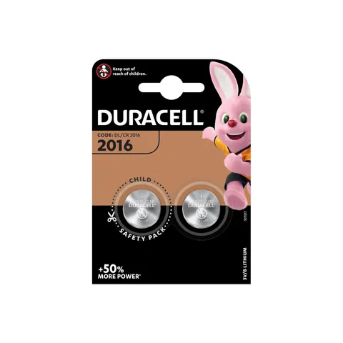 Baterie litiu Duracell Specialty 2016, 3 V, 2 bucăți