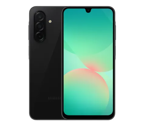 Samsung Galaxy A26 smartphone, 5G, 128 GB, 6 GB RAM, cameră de 50 MP, cameră frontală de 13 MP, 5000 mAh, 6.7'', Super Amoled, Octa-core, negru