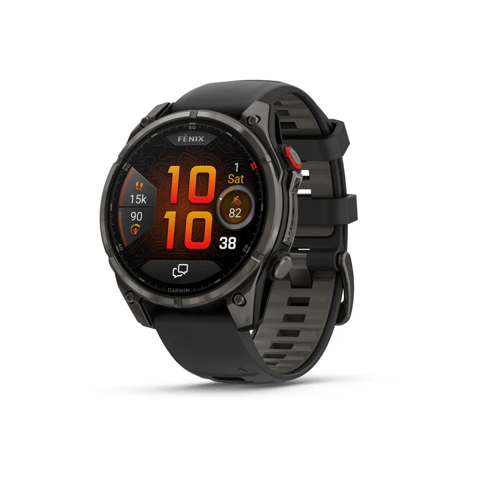 Garmin Fenix 8 Smartwatch, 1.4'', 47 mm, gri-negru