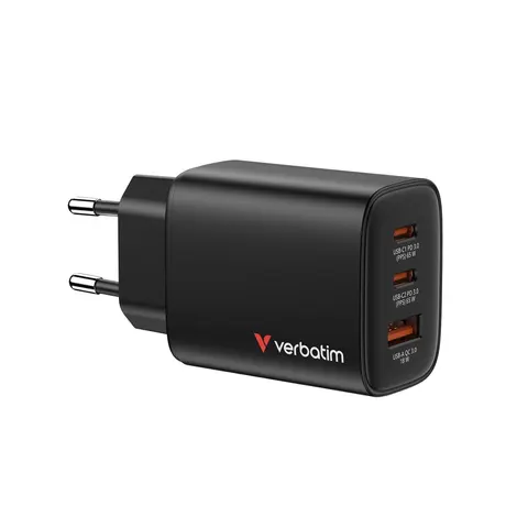 Adaptor Verbatim Essentials Gang, 2xUSB Type-C, 1xUSB Type-A, 60 W