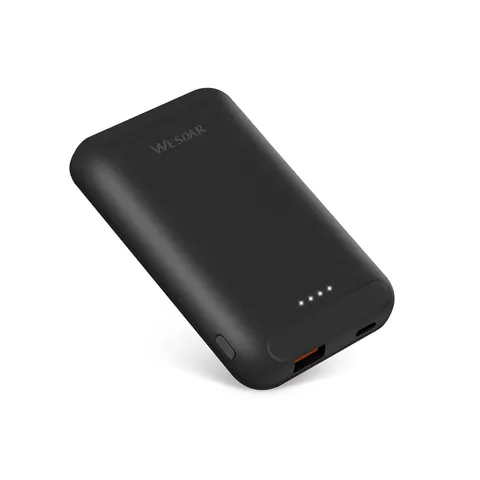Baterie externă Wesdar S293, 5000 mAh, neagră
