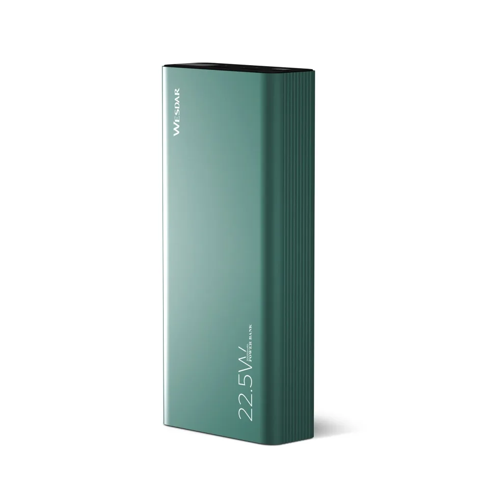 Baterie externă Wesdar S301, 20000 mAh, verde