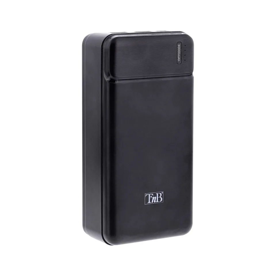 Baterie externă TNB, 30 000 mAh, Micro USB, negru