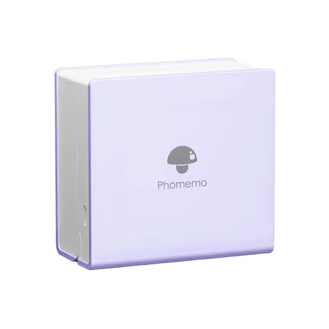 Imprimantă Phomemo M02-PL, portabilă, mini, fără cerneală, lățime maximă etichetă 53 mm, mov