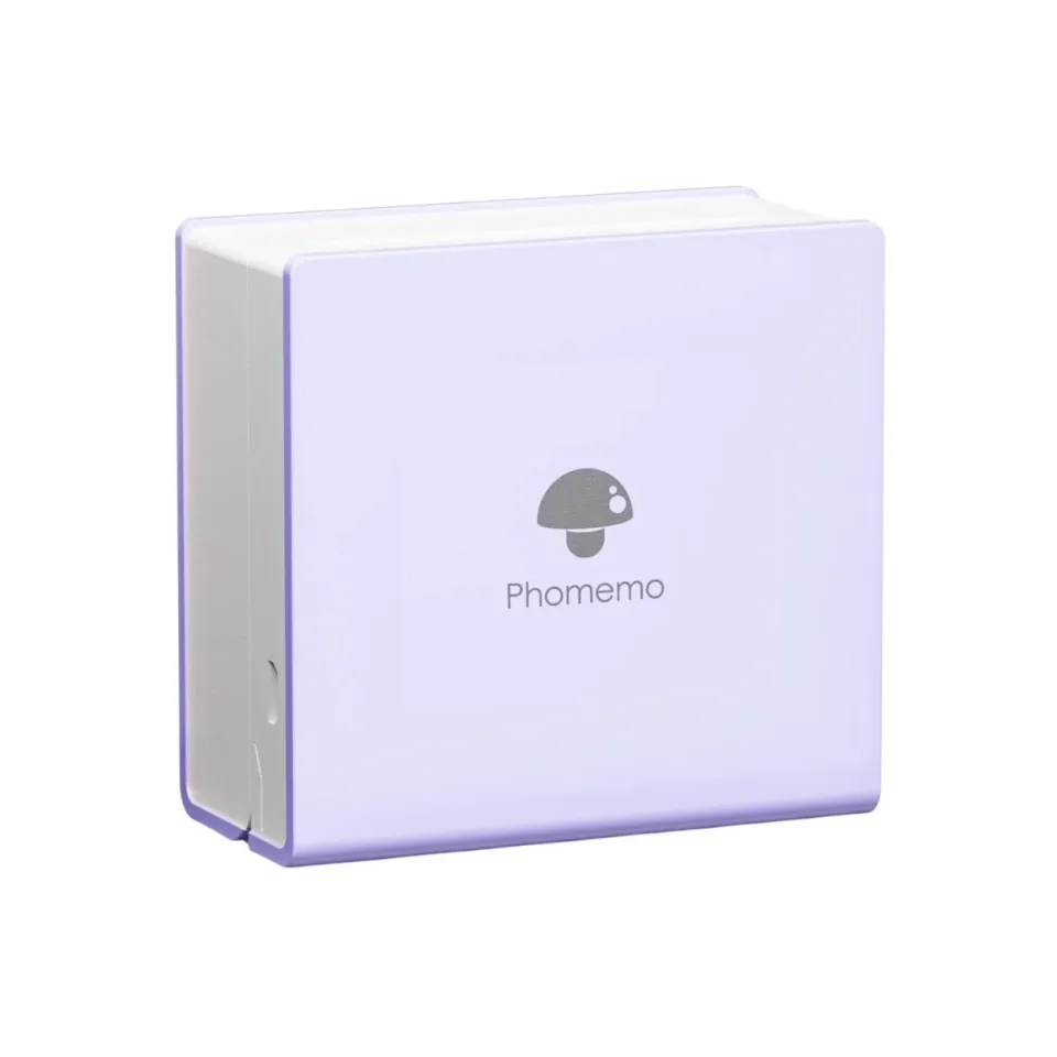 Imprimantă Phomemo M02-PL, portabilă, mini, fără cerneală, lățime maximă etichetă 53 mm, mov