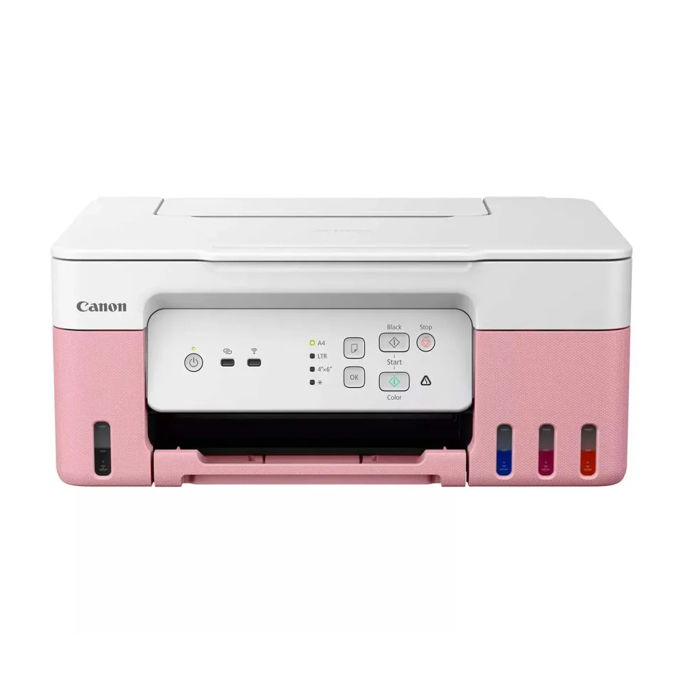 Imprimantă cu jet de cerneală Canon Pixma G3430, 3 în 1, A4, Wi-Fi, roz